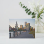 Skyline of Providence, Rhode Island Briefkaart (Staand voorkant)