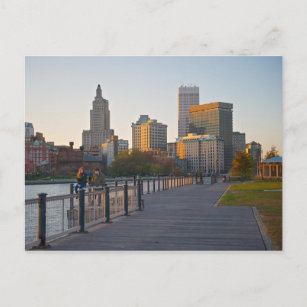 Skyline of Providence, Rhode Island Briefkaart