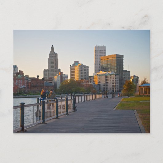 Skyline of Providence, Rhode Island Briefkaart (Voorkant)