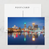 Skyline of Providence, RI Briefkaart (Voorkant / Achterkant)