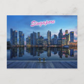 Skyline of Singapore's Central Business District Briefkaart (Voorkant)