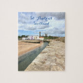 Skyline of St Andrews, Fife, Schotland met Pier Legpuzzel (Verticaal)
