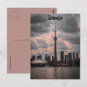Skyline of Toronto Ontario Canada Briefkaart (Voorkant / Achterkant)
