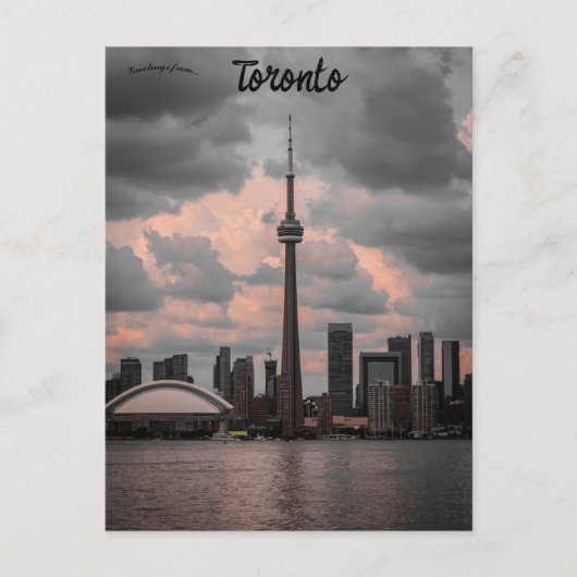 Skyline of Toronto Ontario Canada Briefkaart (Voorkant)