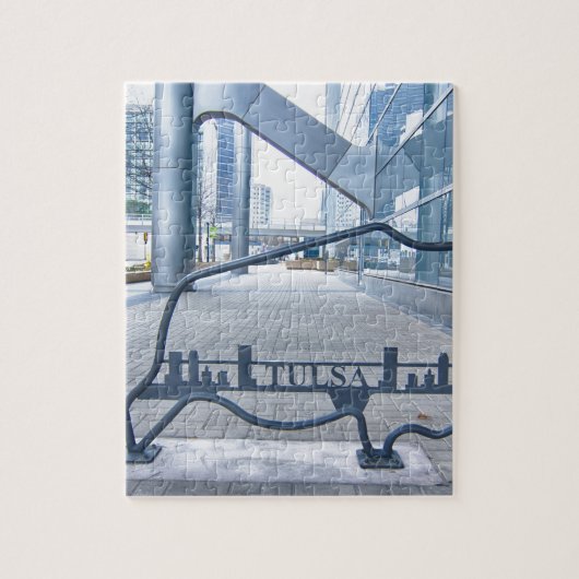 Skyline of Tulsa Oklahoma Legpuzzel (Verticaal)