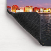 Skyline of Willemstad bij Night Muismat (Hoek)
