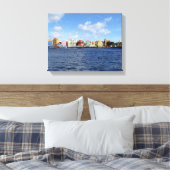Skyline of Willemstad Canvas Afdruk (Insitu (Slaapkamer))