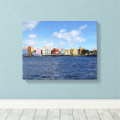 Skyline of Willemstad Canvas Afdruk (Insitu (Houten vloer))