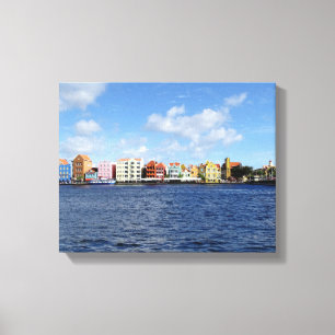 Skyline of Willemstad Canvas Afdruk