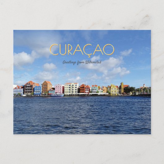 Skyline of Willemstad (customizable) Briefkaart (Voorkant)