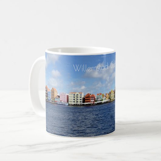 Skyline of Willemstad Koffiemok (Voorkant links)