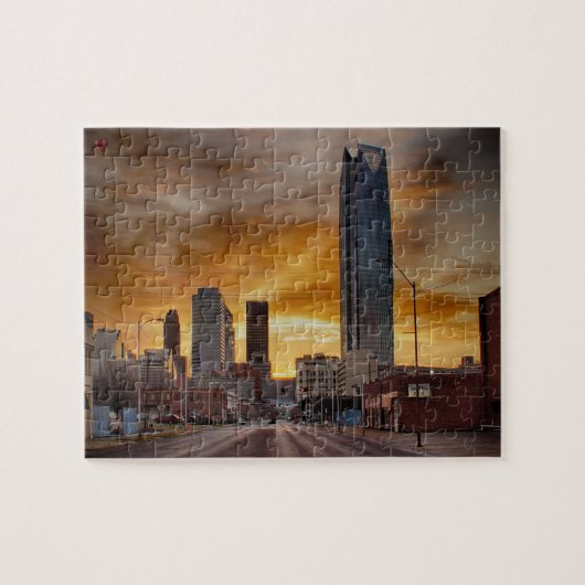 Skyline Oklahoma Legpuzzel (Horizontaal)