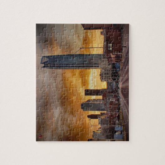 Skyline Oklahoma Legpuzzel (Verticaal)