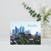 Skyline, Perth, Western Australië op zoek naar het Briefkaart (Staand voorkant)
