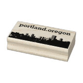skyline.portland.oregon rubberstempel (Stempel)