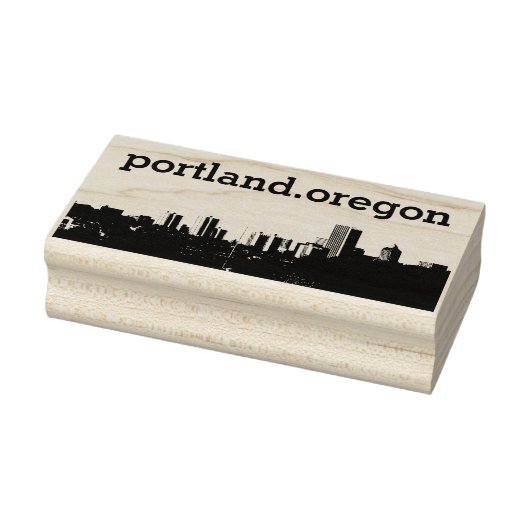 skyline.portland.oregon rubberstempel (Stempel)
