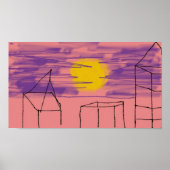 Skyline-Poster Poster (Voorkant)