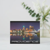 Skyline Providence Rhode Island Briefkaart (Staand voorkant)