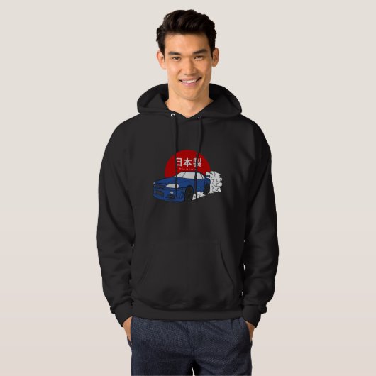 Skyline R34 GTR Hoodie (Voorkant volledig)