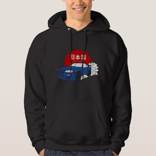 Skyline R34 GTR Hoodie (Voorkant)