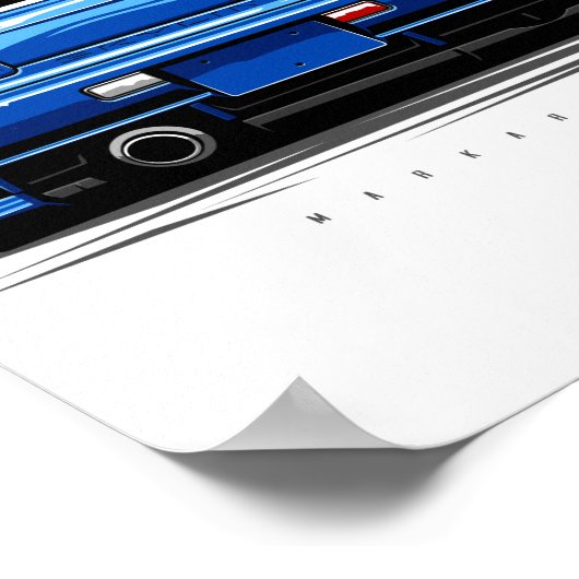 Skyline R34 GTR Poster (Hoek)