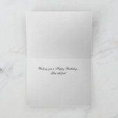 Skyline Rolling Shot Car Theme Verjaardag Kaart (Binnen)