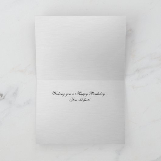 Skyline Rolling Shot Car Theme Verjaardag Kaart (Binnen)