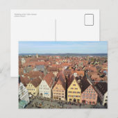 Skyline Rothenburg ob der Tauber, Duitsland Briefkaart (Voorkant / Achterkant)