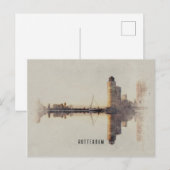 Skyline Rotterdam Briefkaart (Voorkant / Achterkant)