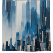 Skyline Shower Curtain Douchegordijn (Voorkant)