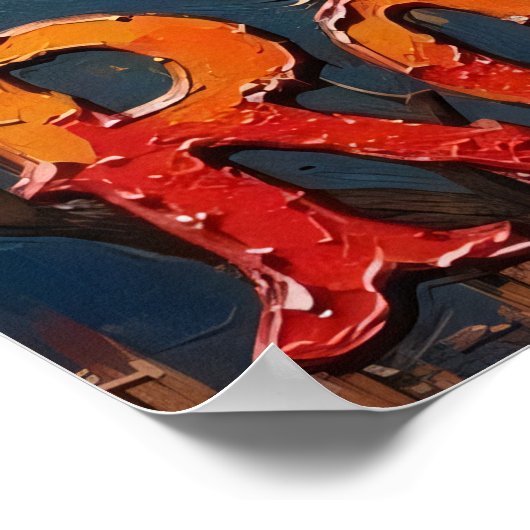 Skyline Shred: De ongetemde melodie van de leeuw Poster (Hoek)