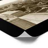 Skyline Spokane WA Foto 1911 Poster (Hoek)