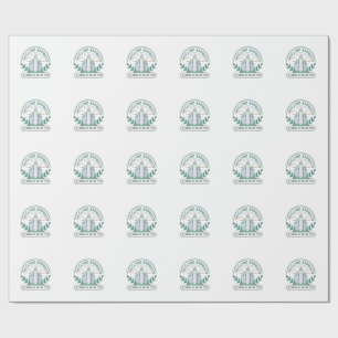 Skyline Sprouts Urban Farming Sticker Stad Tuini Cadeaupapier