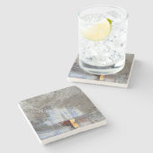 Skyline Stenen Onderzetter (Zijkant)