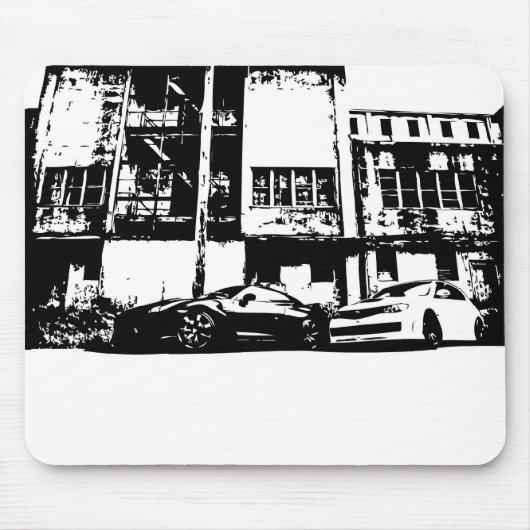 Skyline & STI-Muismat Muismat (Voorkant)