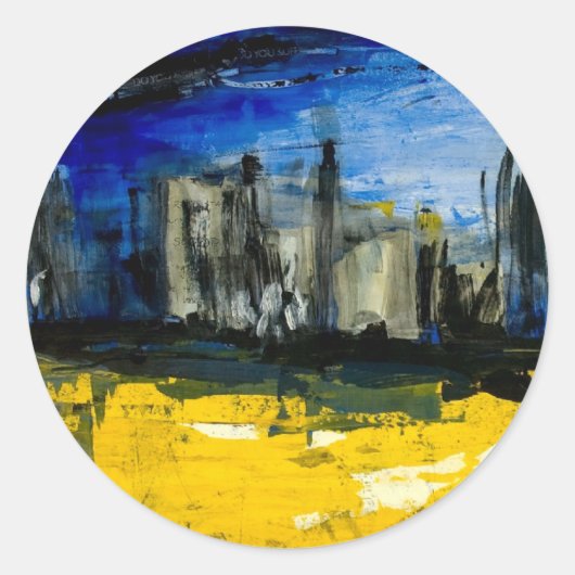 Skyline Sticker (Voorkant)