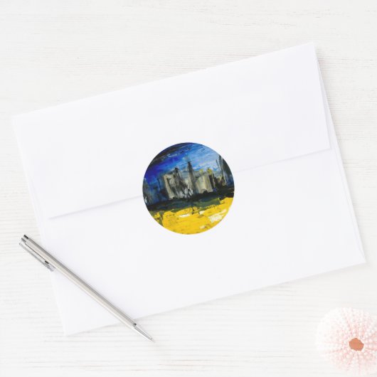 Skyline Sticker (Envelop)