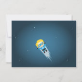 Skyline Superheld Birthday Party for Kids Kaart (Achterkant)