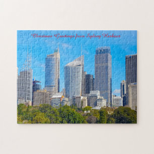 Skyline Sydney Harbor Australia Jigzaag Puzzle Legpuzzel