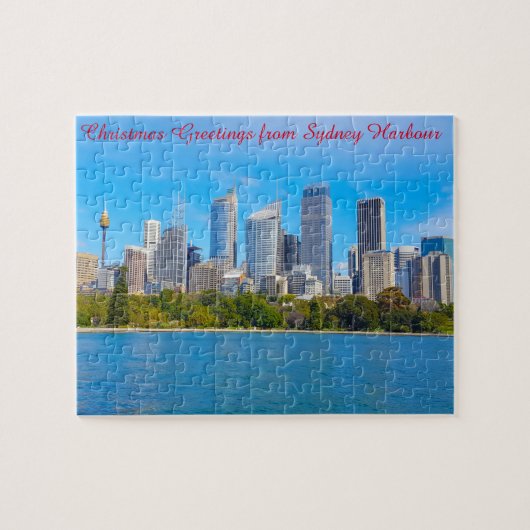 Skyline Sydney Harbor Australia Jigzaag Puzzle Legpuzzel (Horizontaal)