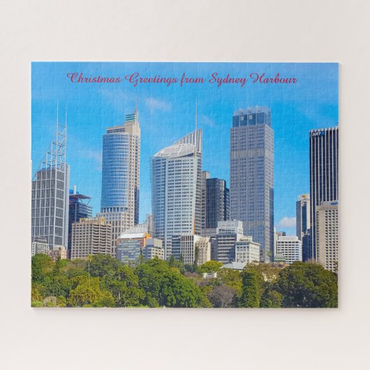 Skyline Sydney Harbor Australië Puzzel (Horizontaal)