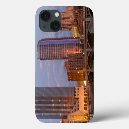Skyline te Dusk, op de Grote rivier 2 Case-Mate iPhone Case (Achterkant)