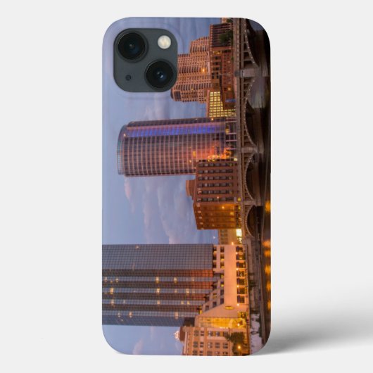 Skyline te Dusk, op de Grote rivier 2 Case-Mate iPhone Case (Achterkant)
