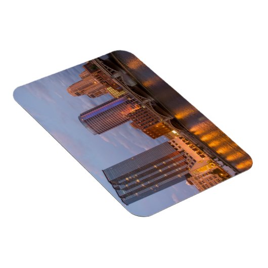 Skyline te Dusk, op de Grote rivier 2 Magneet (Rechterzijde)