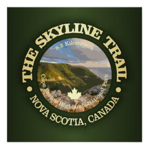 Skyline Trail (Nova Scotia) Perfect Poster