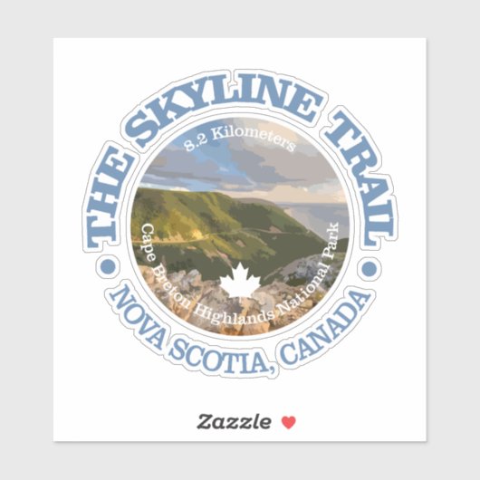 Skyline Trail (Nova Scotia) Sticker (Vel)