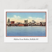 Skyline uit Harbour, Buffalo NY Briefkaart (Voorkant)