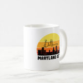 skyline van Baltimore Koffiemok (Voorkant rechts)