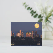 Skyline van Bellevue uit het meer van Washington i Briefkaart (Staand voorkant)