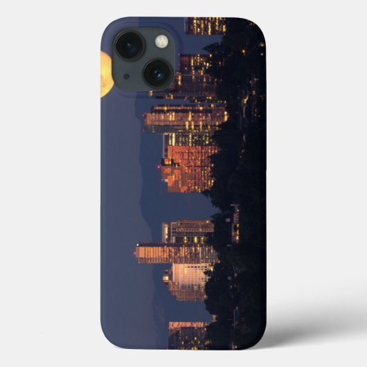 Skyline van Bellevue uit het meer van Washington i Case-Mate iPhone Case (Achterkant)